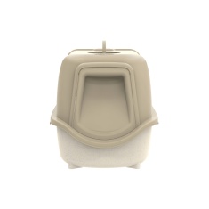 Banheiro Plast Pet WC Cat New Bege Fendi para Gatos
