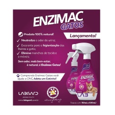 Eliminador de Odores e Manchas Labgard Enzimac Gatos