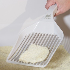 Pá Higiênica Fuzz Power Clean Bege para Gatos