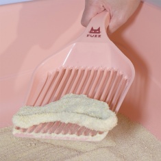 Pá Higiênica Fuzz Power Clean Salmão para Gatos