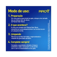 Areia Higiênica Pipicat Multicat para Gatos