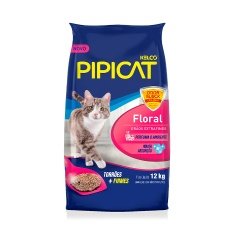 Areia Higiênica Pipicat Floral para Gatos