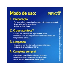 Areia Higiênica Pipicat Floral para Gatos