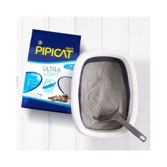 Areia Higiênica PipiCat Ultra Light para Gatos 2kg