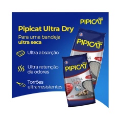 Areia Pipicat Ultra Dry para Gatos