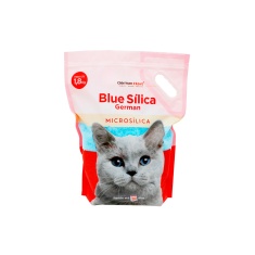 Areia GermanHart Blue Sílica Microsílica para Gatos 1,8 kg
