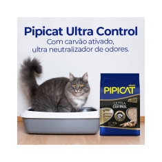 Granulado Sanitário Pipicat Ultra Control para Gatos 4kg