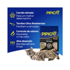 Granulado Sanitário Pipicat Ultra Control para Gatos 4kg
