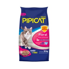 Areia Higiênica Pipicat Floral para Gatos