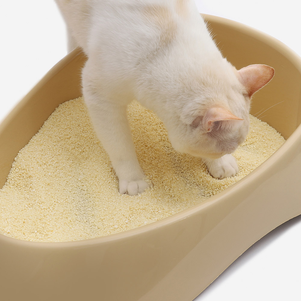 Areia Higiênica Cansei de Ser Gato Biodegradável Grãos Médios