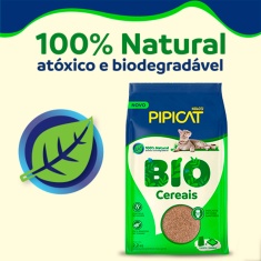 Granulado Sanitário Pipicat Bio Vegetal para Gatos 2,2kg