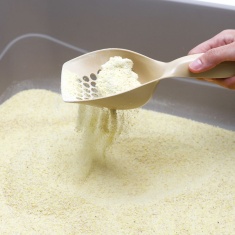 Granulado Higiênico Petz Biodegradável Milho e Mandioca Grãos Finos para Gatos