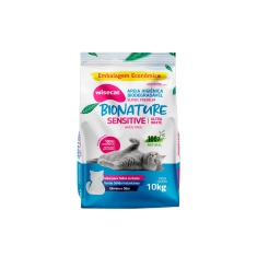 Areia Bionature Sensitive para Gatos