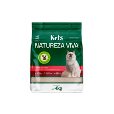 Areia Kets Natureza Viva Média para Gatos
