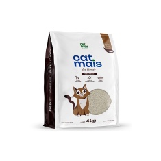 Areia Higiênica Catmais Bio Híbrido Grãos Médios para Gatos 4 kg