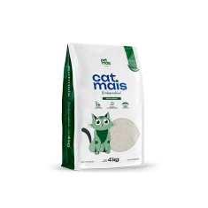 Areia Higiênica Catmais Biodegradável Grãos Médios para Gatos 4 kg