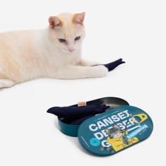 Brinquedo Cansei de Ser Gato Sardinhas de Catnip em Lata