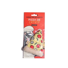 Brinquedo Cansei de Ser Gato Fatia de Pizza de Catnip
