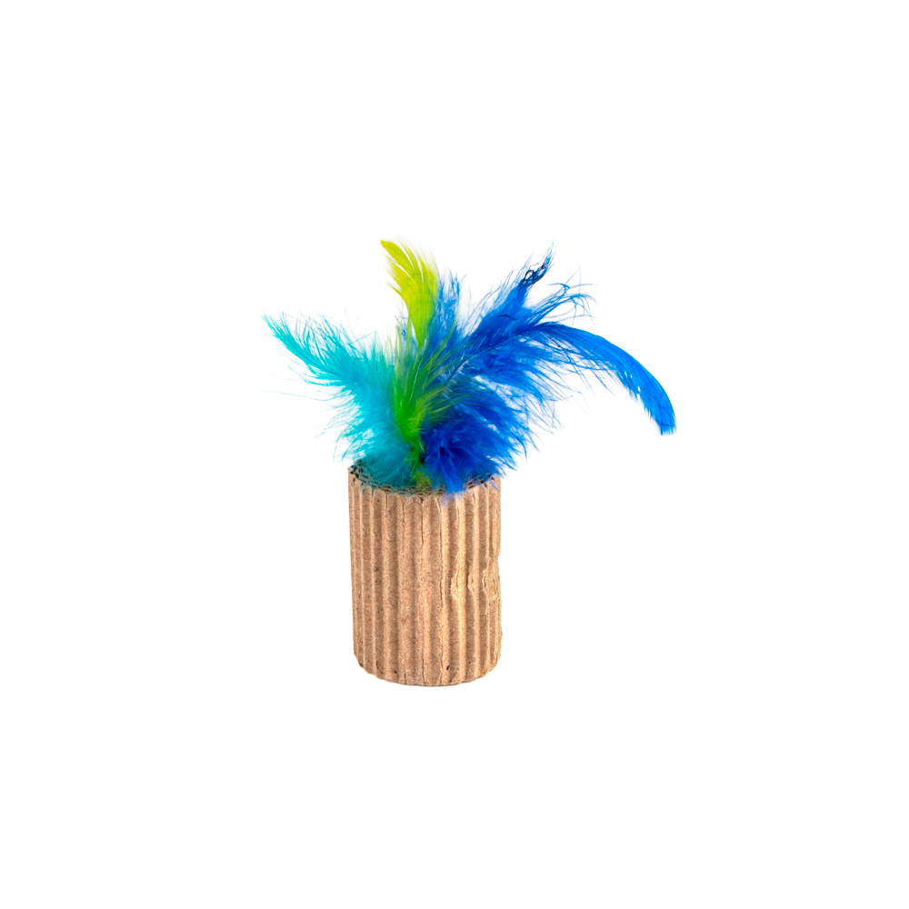 Brinquedo Fuzz Orzo de Papel para Gatos