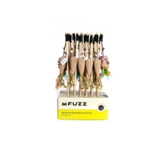 Brinquedo Fuzz Varinhas de Papel para Gatos - Cores Sortidas