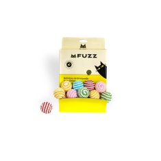Brinquedo Fuzz Bolas de Carnaval para Gatos - Cores Sortidas