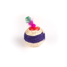 Brinquedo Fuzz Bola de Sisal para Gatos