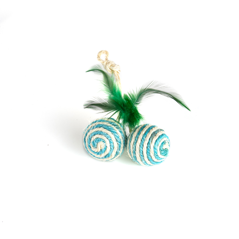 Brinquedo Fuzz Dueto de Sisal para Gatos