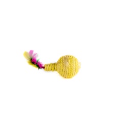 Brinquedo Fuzz Pêra de Sisal para Gatos