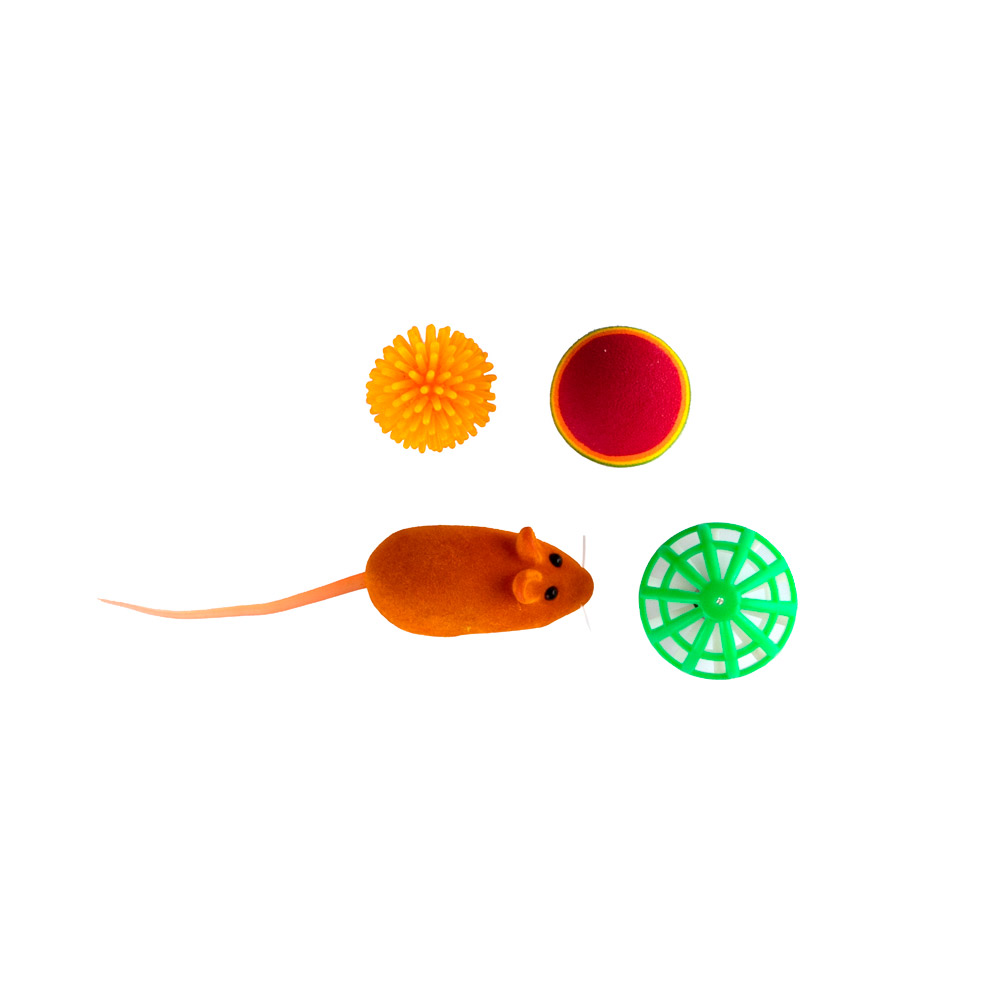 Brinquedo Fuzz Combinação Mista para Gatos