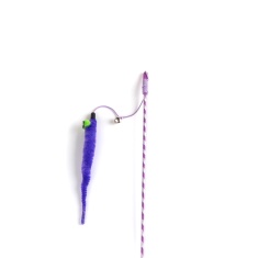 Brinquedo Fuzz Varinha de Minhoca Maluca para Gatos