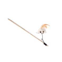 Brinquedo Fuzz Varinha Triângulo Rústica para Gatos