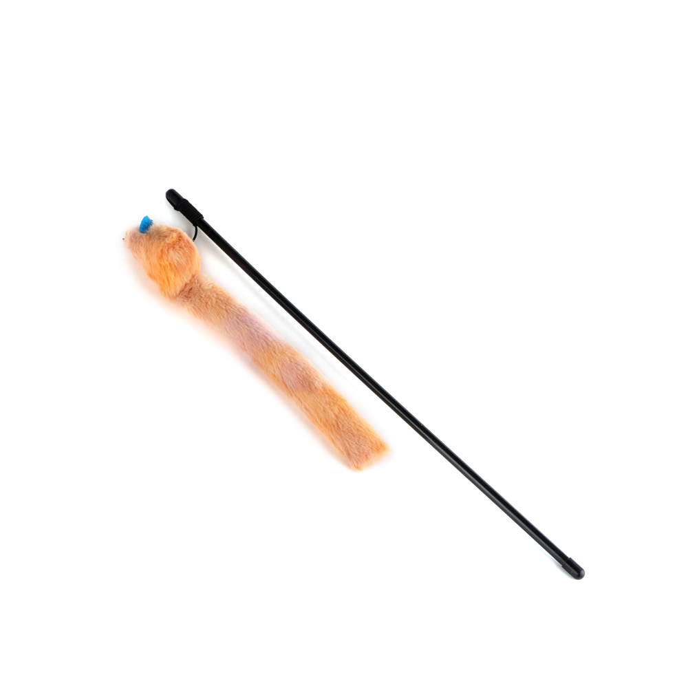 Brinquedo Fuzz Varinha de Minhoca Fofa para Gatos