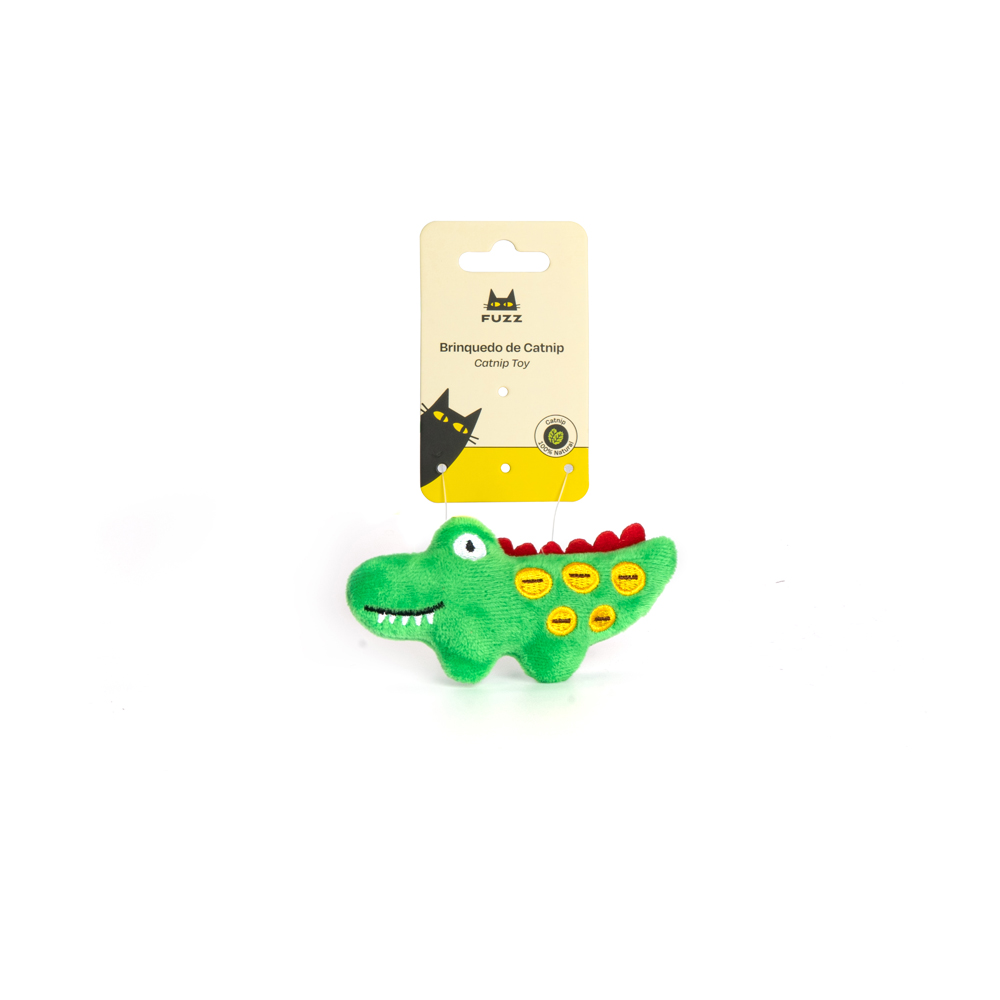 Brinquedo Fuzz Crocodilo para Gatos