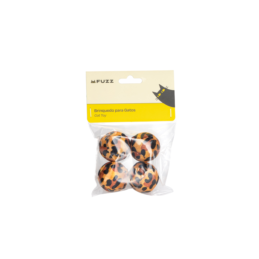 Brinquedo Fuzz Bolas Selvagens para Gatos