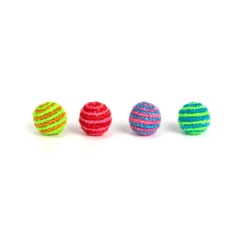 Brinquedo Fuzz Bolas Giratórias para Gatos