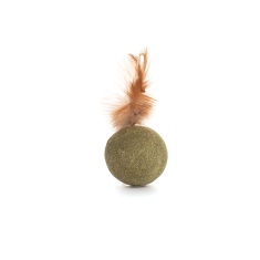 Brinquedo Fuzz Bola de Penas Matatabi para Gatos