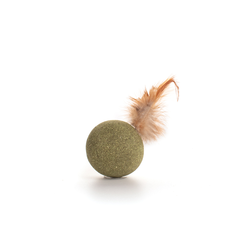 Brinquedo Fuzz Bola de Penas Matatabi para Gatos