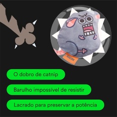 Brinquedo Cansei de Ser Gato Presas Raoni para Gatos