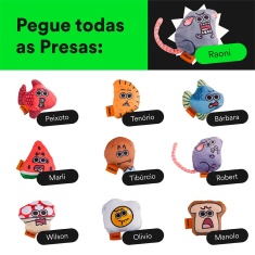Brinquedo Cansei de Ser Gato Presas Raoni para Gatos
