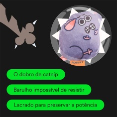 Brinquedo Cansei de Ser Gato Presas Robert para Gatos