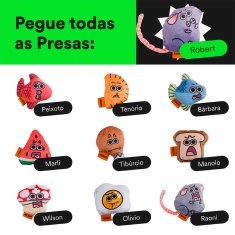 Brinquedo Cansei de Ser Gato Presas Robert para Gatos