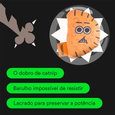 Brinquedo Cansei de Ser Gato Presas Tenório para Gatos
