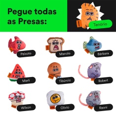 Brinquedo Cansei de Ser Gato Presas Tenório para Gatos