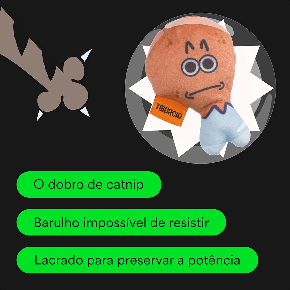 Brinquedo Cansei de Ser Gato Presas Tibúrcio
