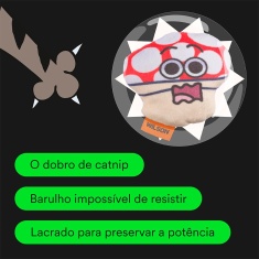 Brinquedo Cansei de Ser Gato Presas Wilson