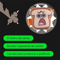 Brinquedo Cansei de Ser Gato Presas Manolo