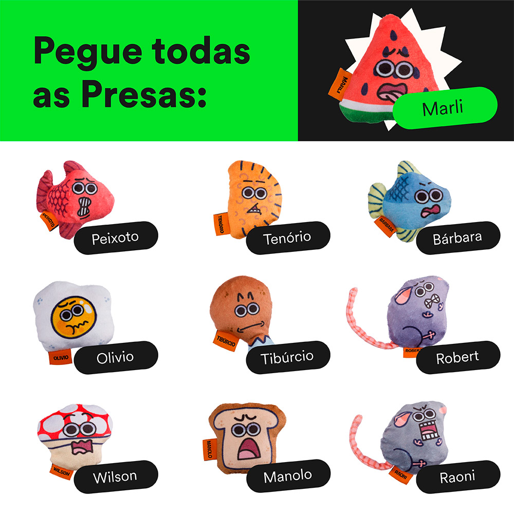 Brinquedo Cansei de Ser Gato Presas Marli Brinquedo Cansei de Ser Gato Presas Marli