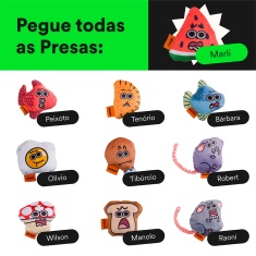 Brinquedo Cansei de Ser Gato Presas Marli