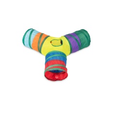 Túnel em Y Napi Tamanho Único Colorido para Gatos