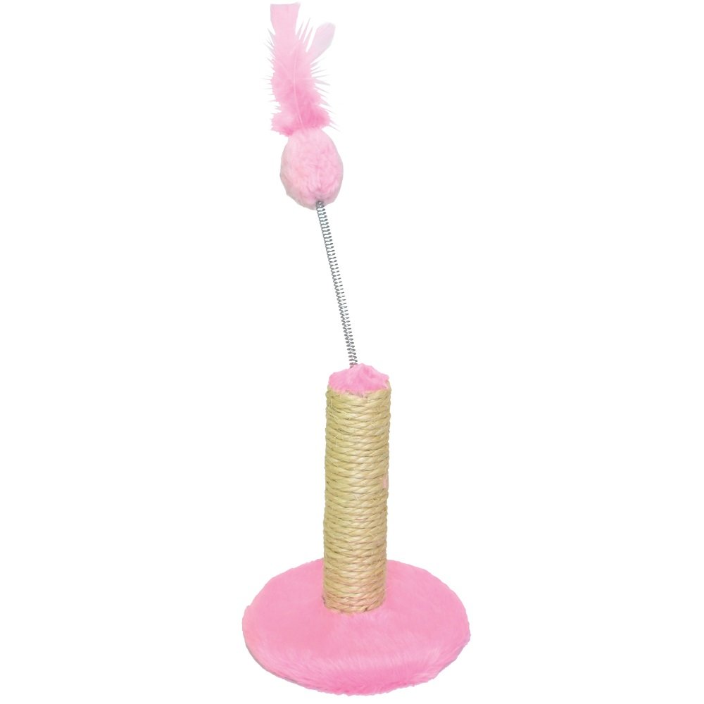 Brinquedo Arranhador São Pet para Gatos 1 Plataforma Rosa